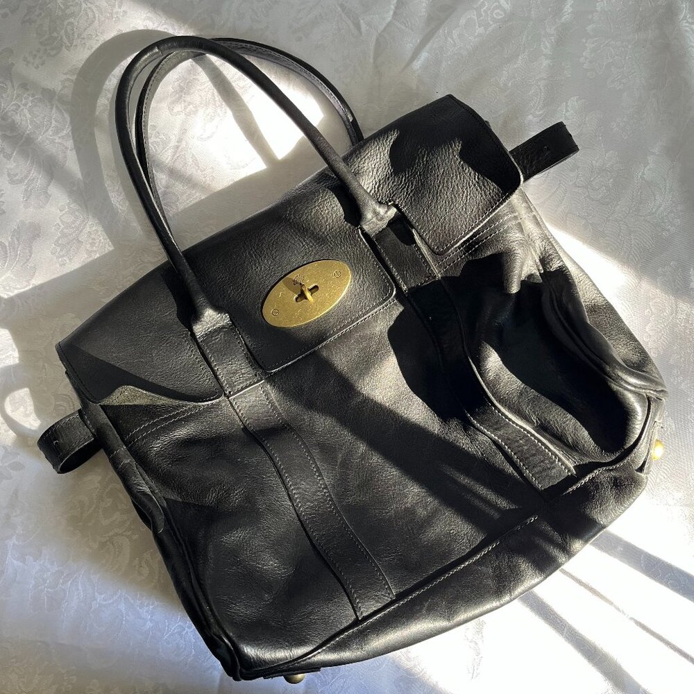 Mulberry Bayswater Tote Bag Black Leather - READ DESCRIPTION OF CONDITIONS PLS